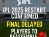 IPL 2025 Restart